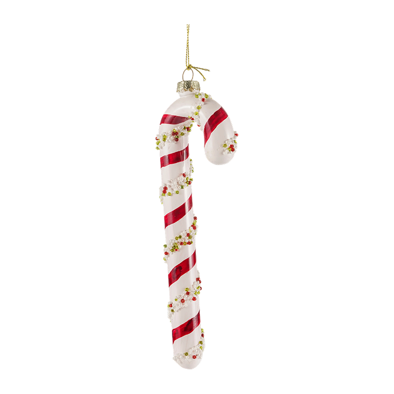 Enfeite de vidro de Natal brócolis / bastão de doces / globo com formato de cervo