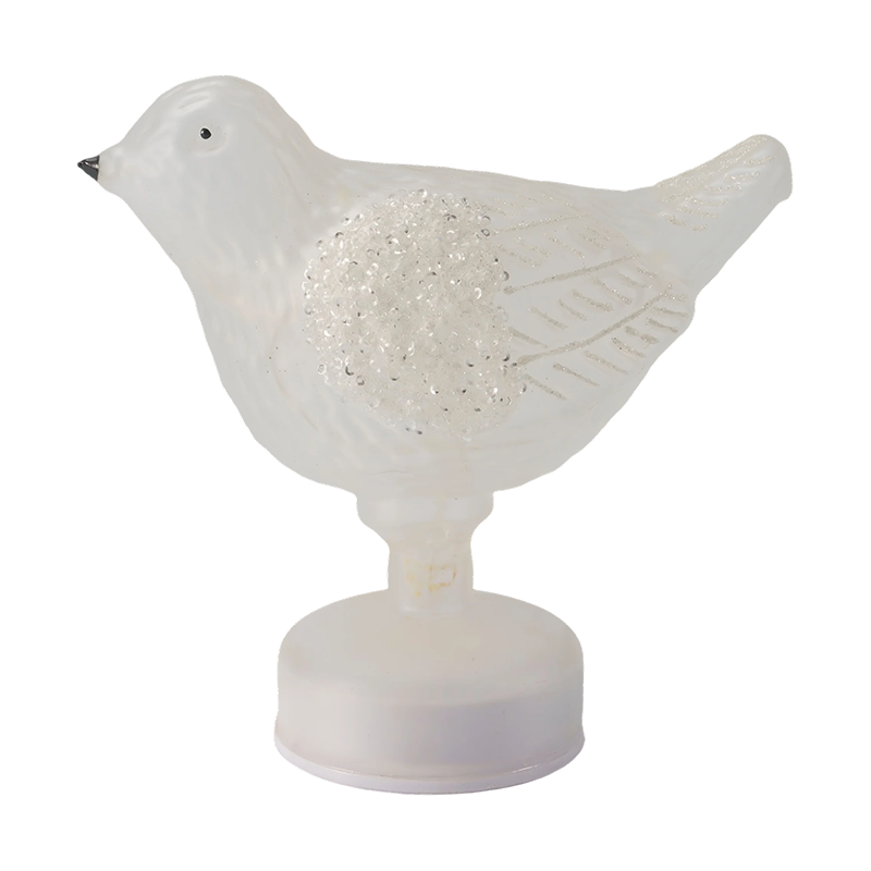 Luz decorativa de mesa para pássaros com glitter / lantejoulas (com LED)