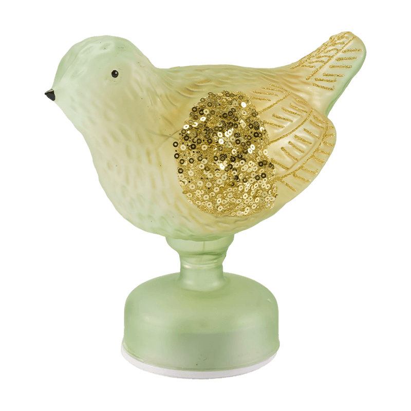 Luz decorativa de mesa para pássaros com glitter / lantejoulas (com LED)