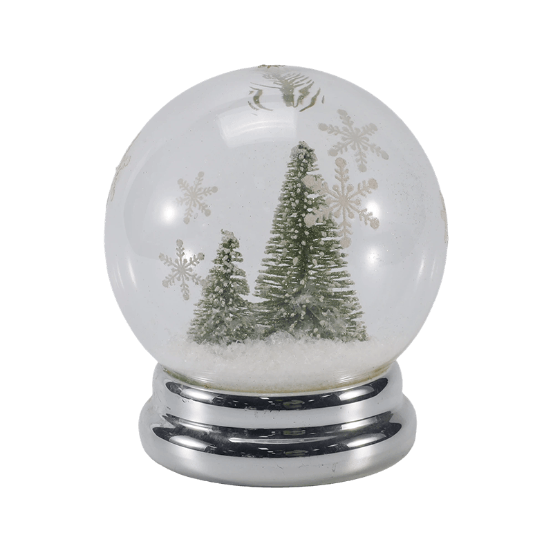 Cloche de vidro festivo e globo de luz (estilos anjo/presépio/árvore de natal/floresta de cervos)
