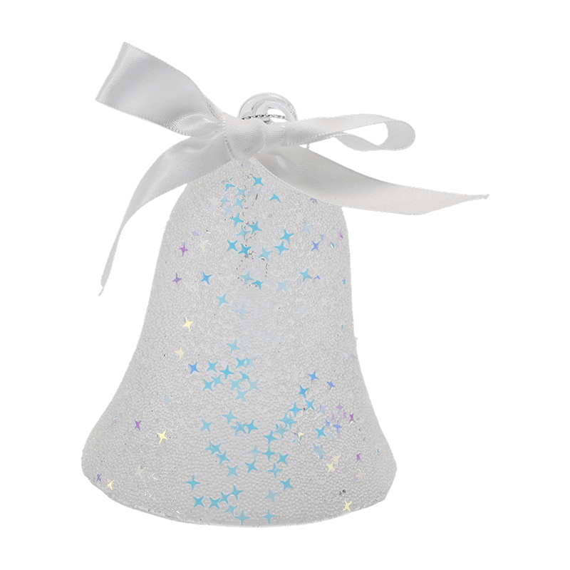 Enfeite de Natal de vidro feito à mão