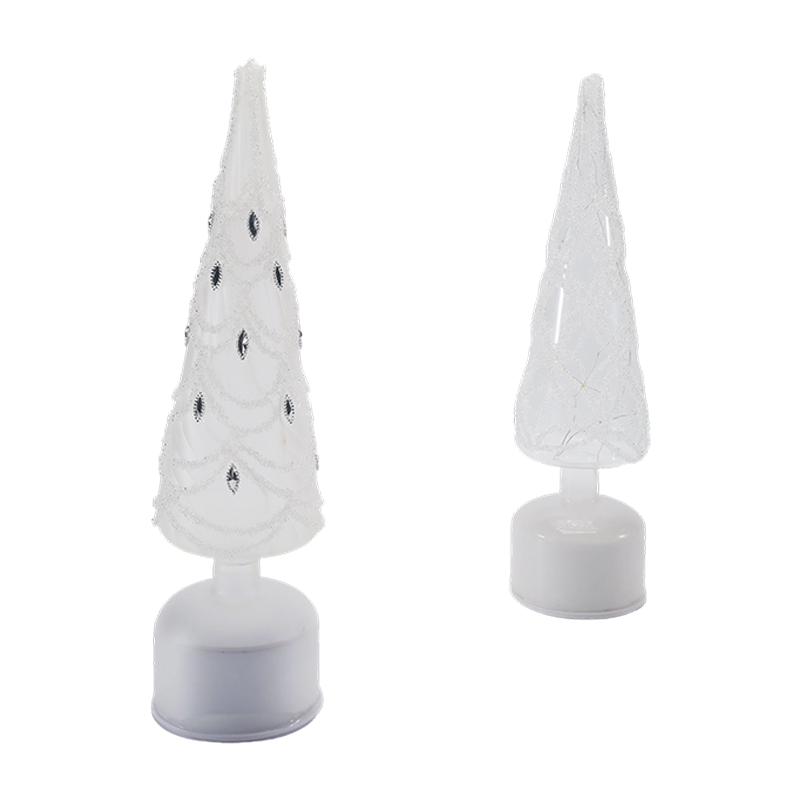 Luz LED festiva para árvore de Natal de 10 * 30 cm