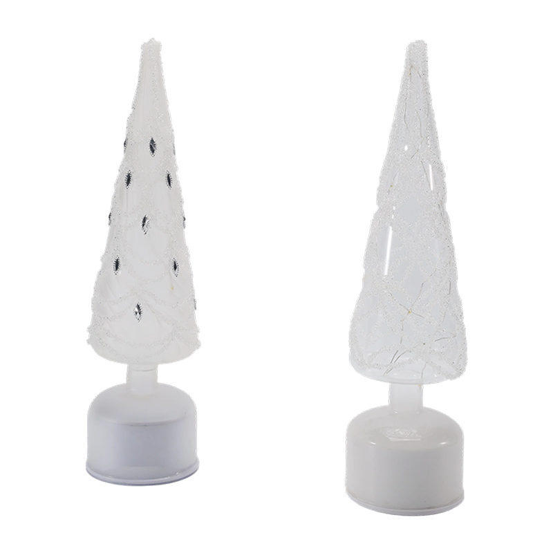 Luz LED festiva para árvore de Natal de 10 * 30 cm