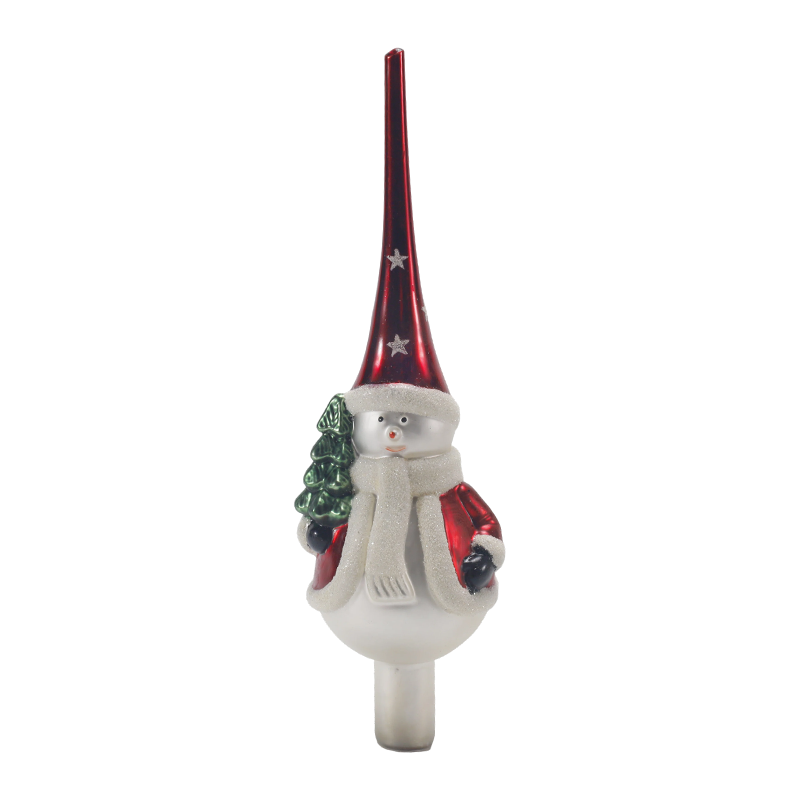 Topper de árvore de Natal de vidro mercúrio vintage