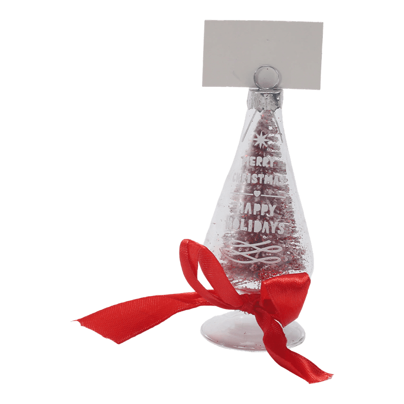 Enfeite de Natal de vidro soprado à mão