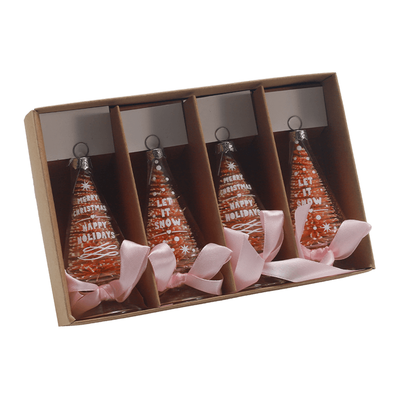 Enfeite de Natal de vidro soprado à mão