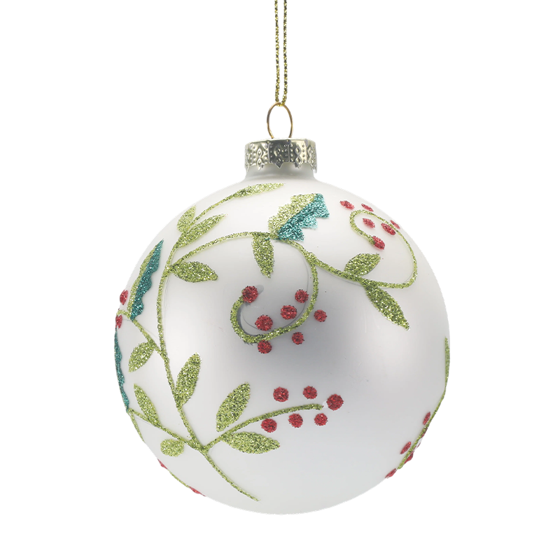 Bola de Natal de vidro soprado à mão de 888 cm