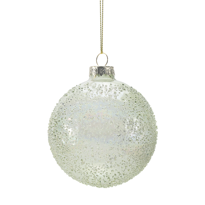 Bola de Natal de vidro soprado à mão de 888 cm