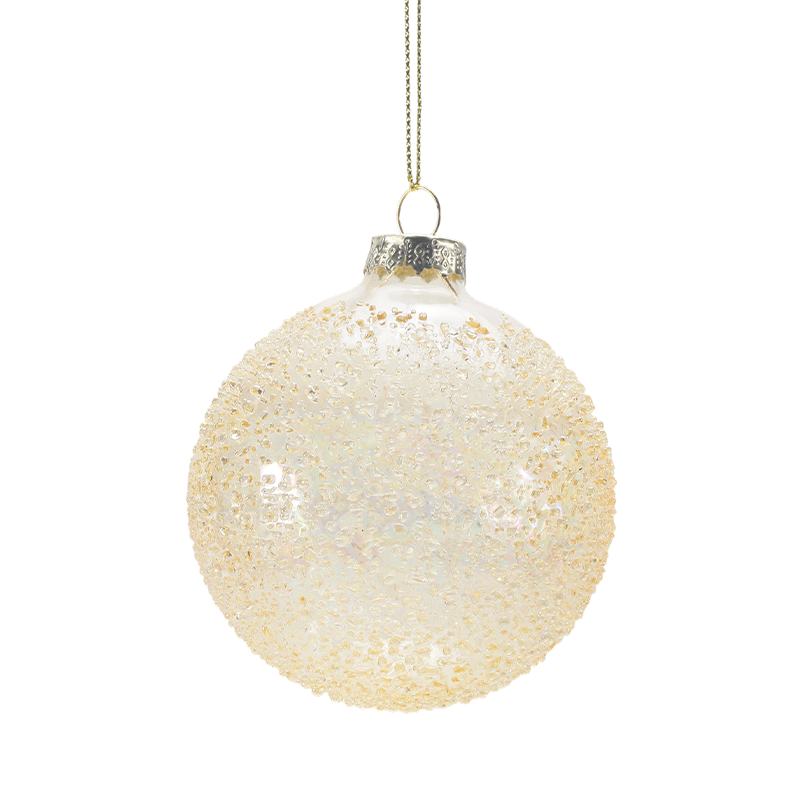 Bola de Natal de vidro soprado à mão de 888 cm