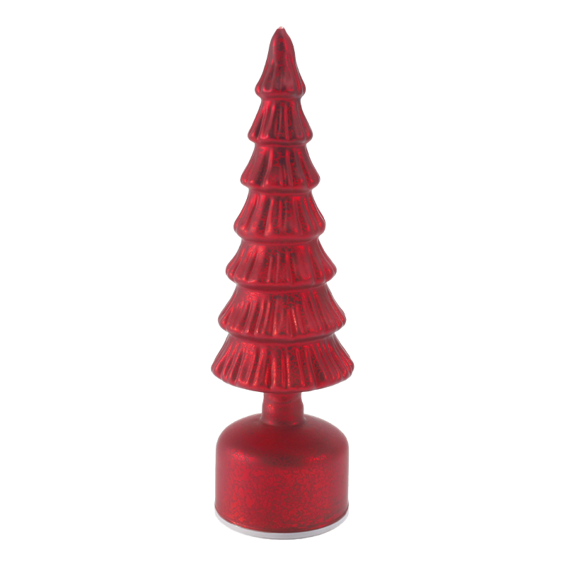 Luz de árvore de Natal de vidro mercúrio vintage