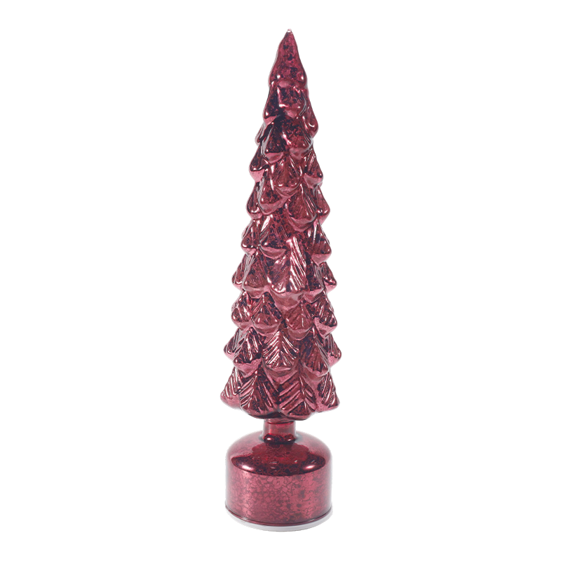 Luz de árvore de Natal de vidro mercúrio vintage