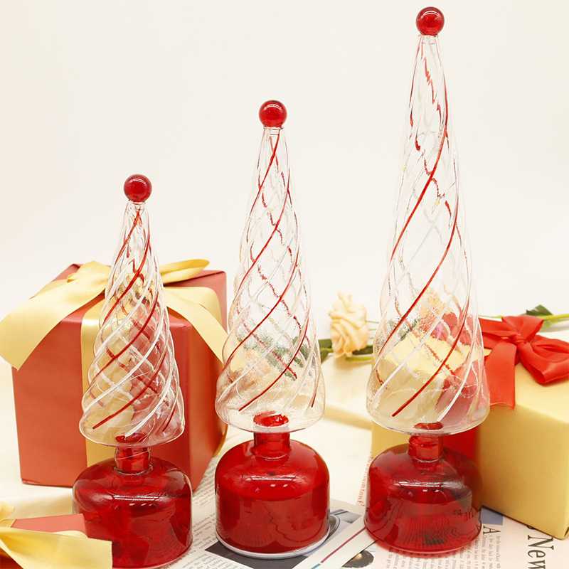 Árvore de Natal de vidro